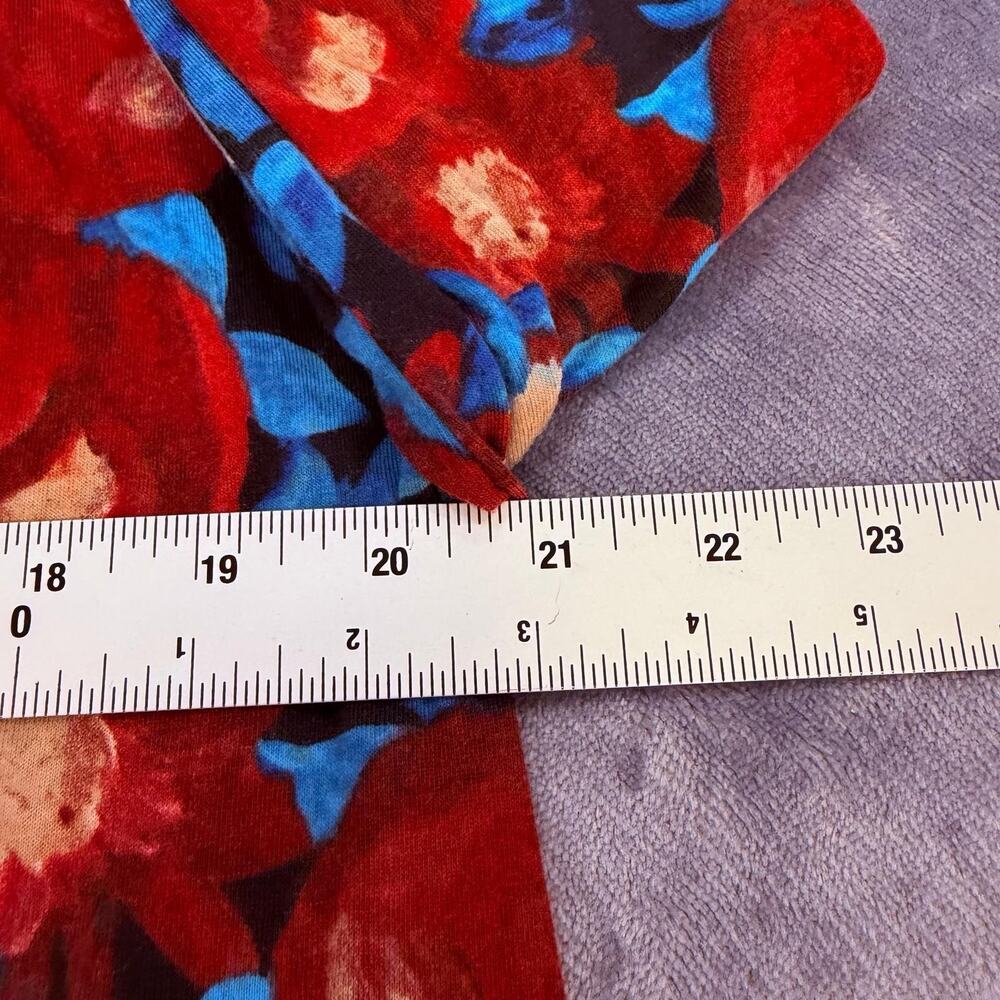 VTG Brownstone Studio Petites Sz PS Floral Abstract Open Front Jacket Fun - Picture 10 of 11